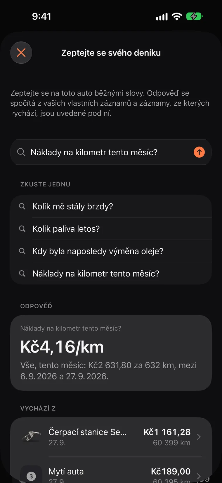 Zeptejte se deníku vlastními slovy na iPhonech s Apple Intelligence (v jazycích, které podporuje)