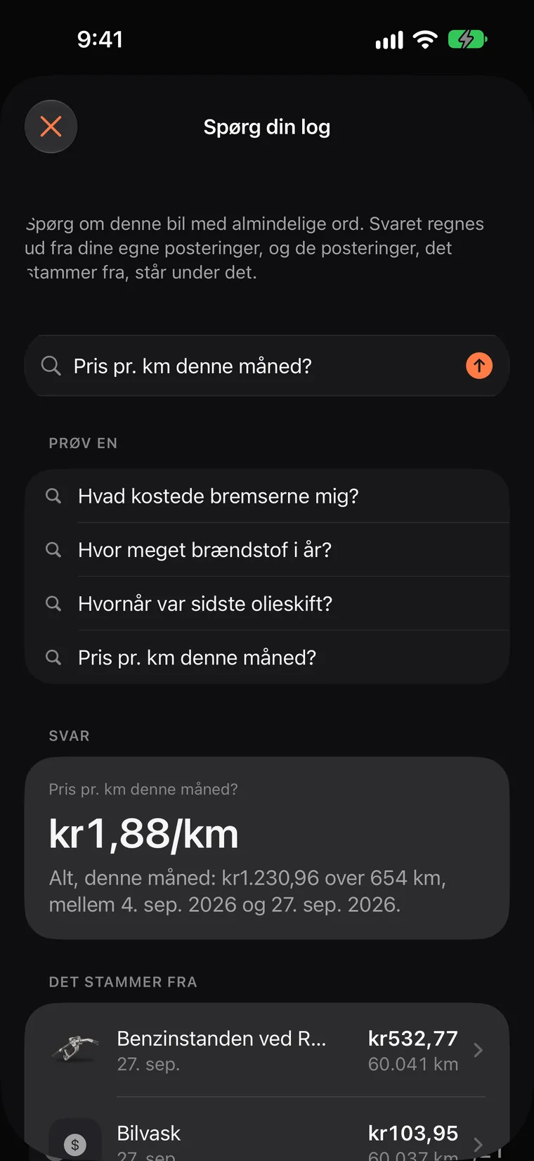 Spørg din log med dine egne ord på iPhones med Apple Intelligence
