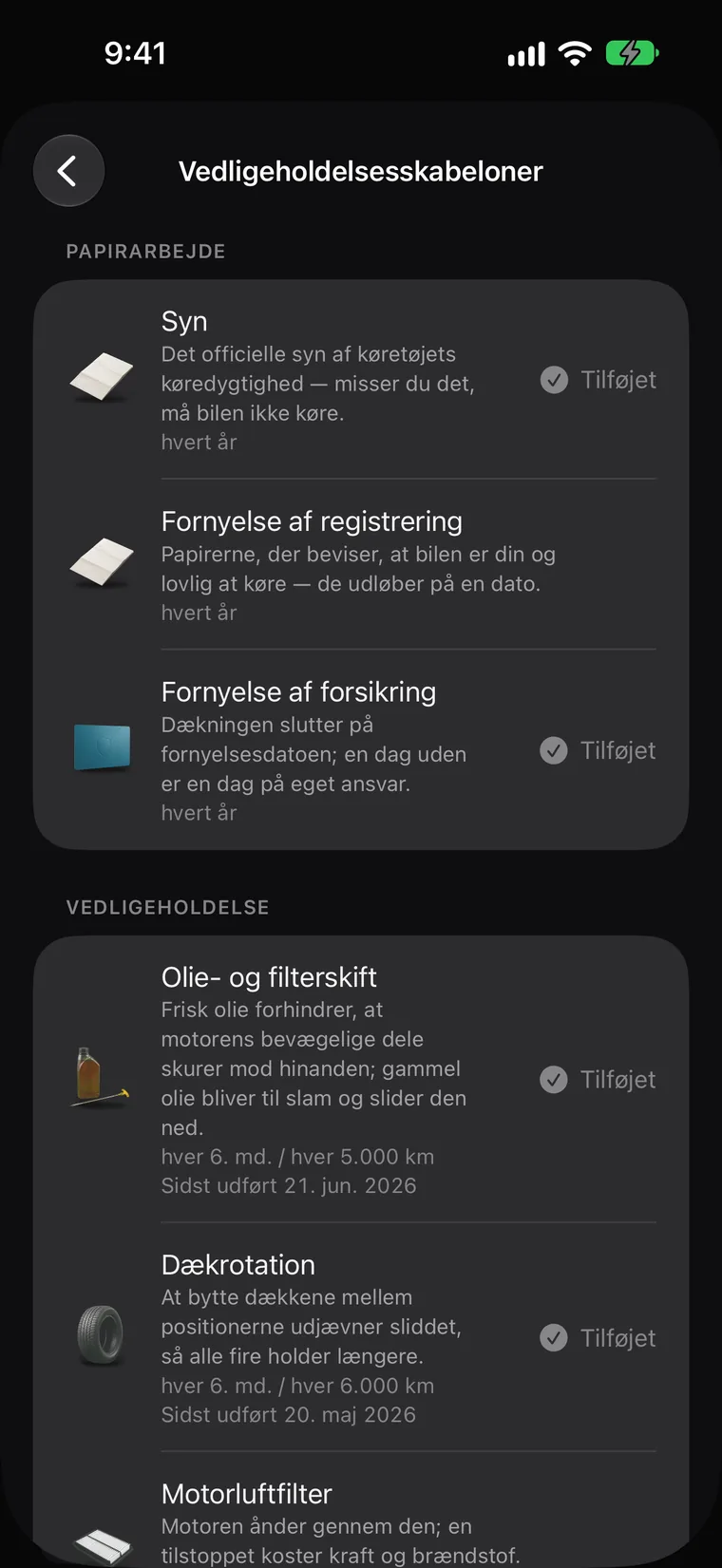 Lovpligtige standardværdier for dit land
