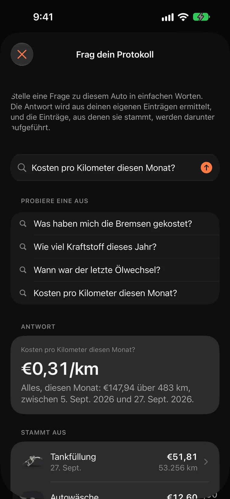 Frag dein Logbuch in eigenen Worten auf iPhones mit Apple Intelligence