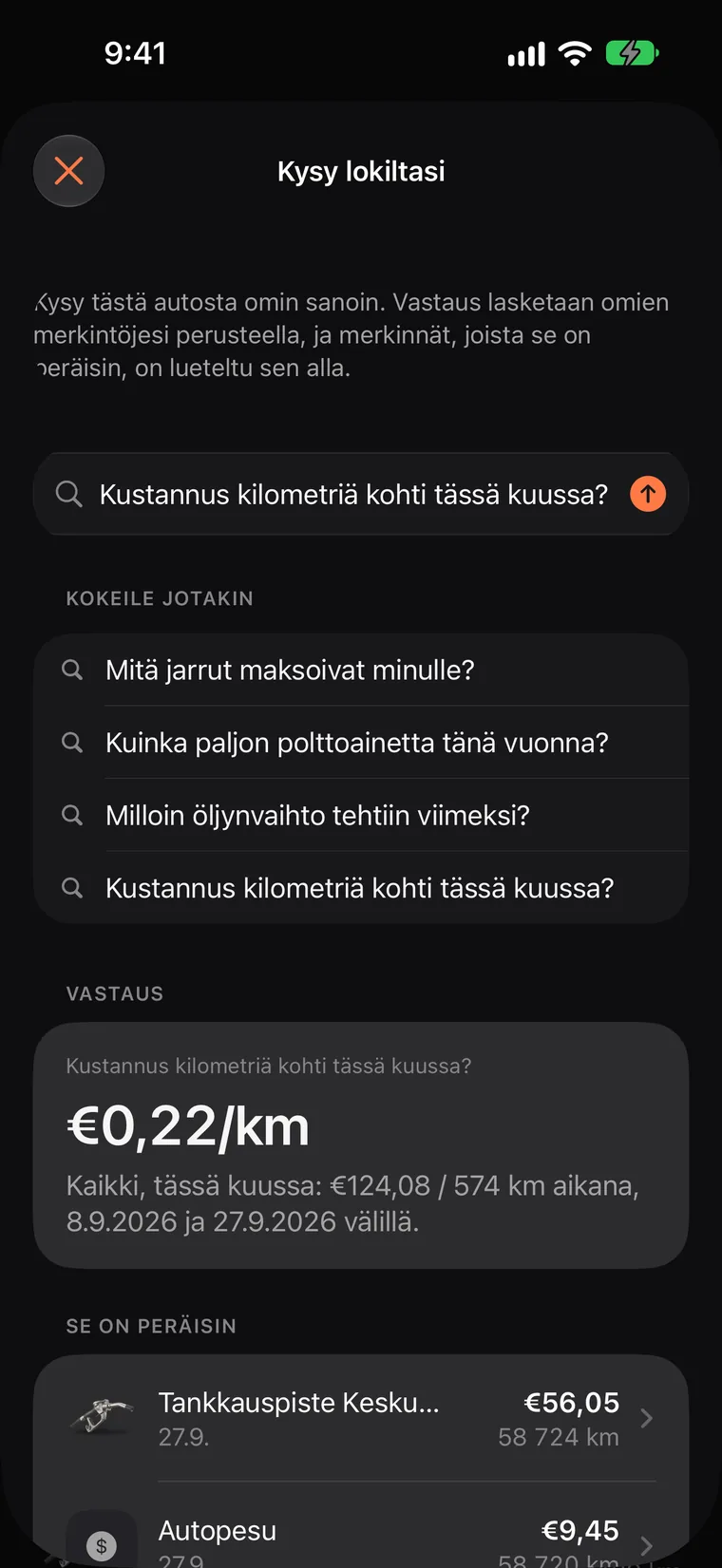 Kysy lokiltasi omin sanoin iPhoneilla, joissa on Apple Intelligence (sen tukemilla kielillä)