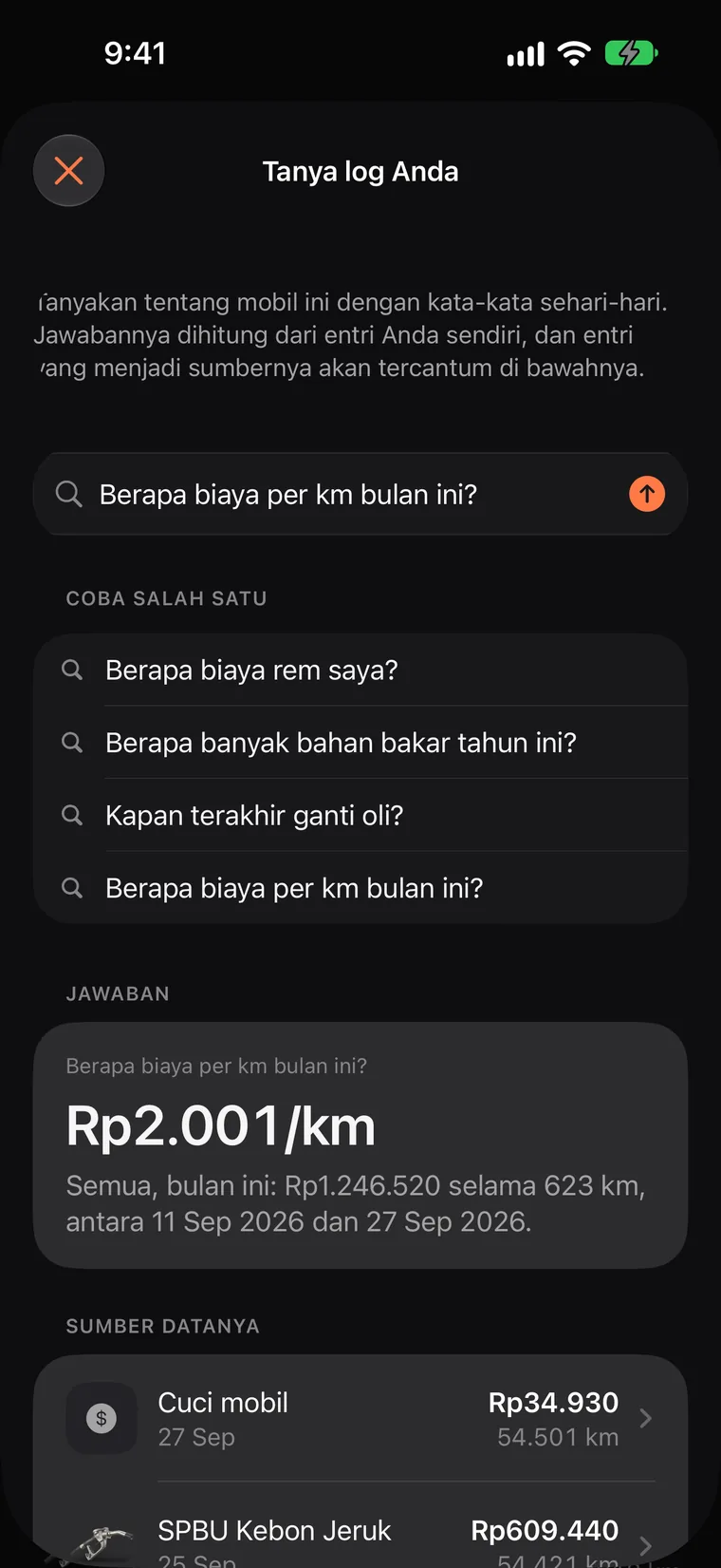 Tanya log-mu dengan kata-kata biasa di iPhone dengan Apple Intelligence (dalam bahasa yang didukungnya)