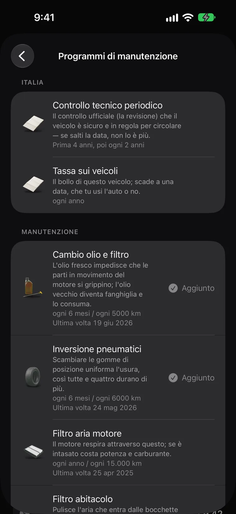 Valori predefiniti di legge per il tuo paese
