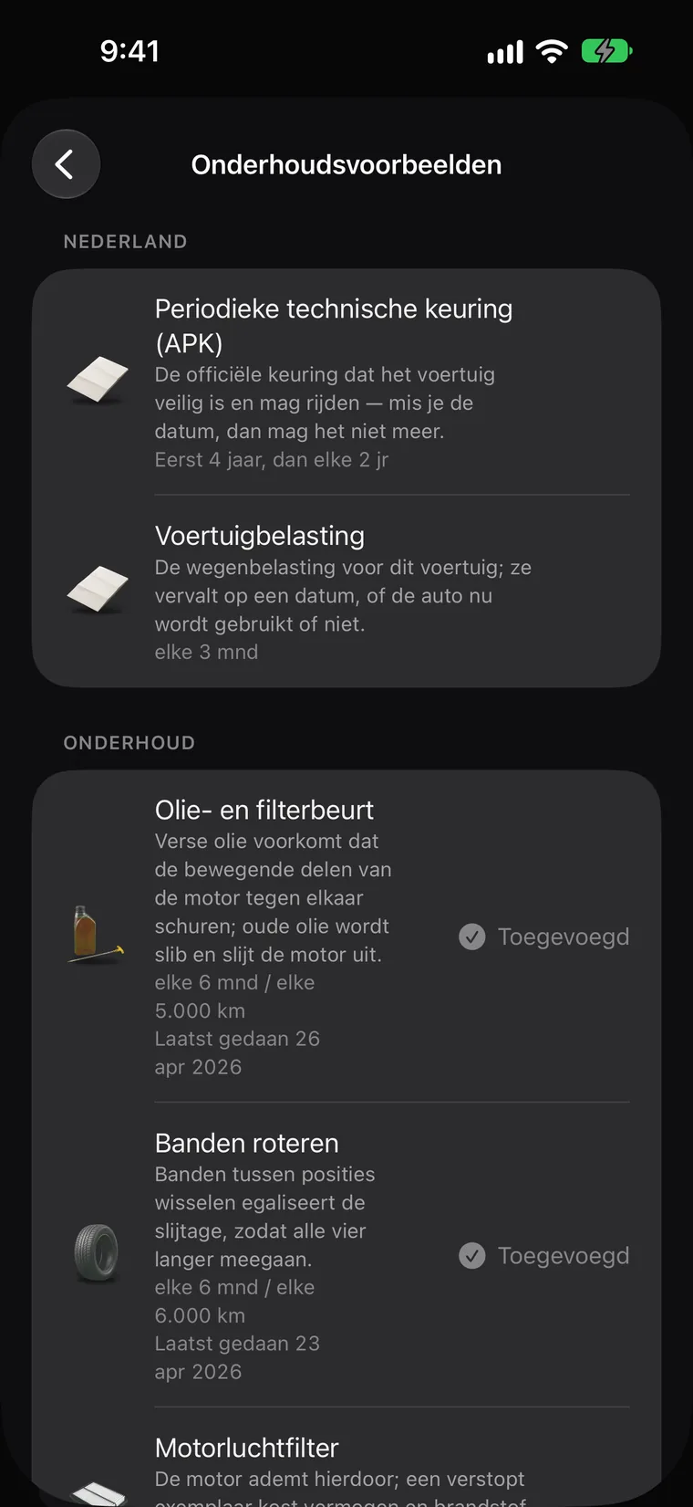 Wettelijke standaardwaarden voor jouw land