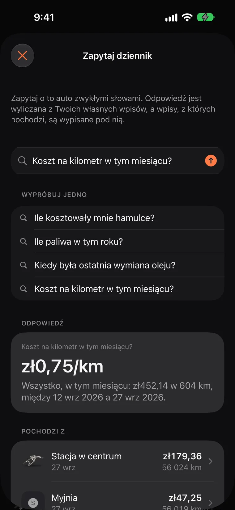 Zapytaj dziennik własnymi słowami na iPhone’ach z Apple Intelligence (w obsługiwanych przez nią językach)