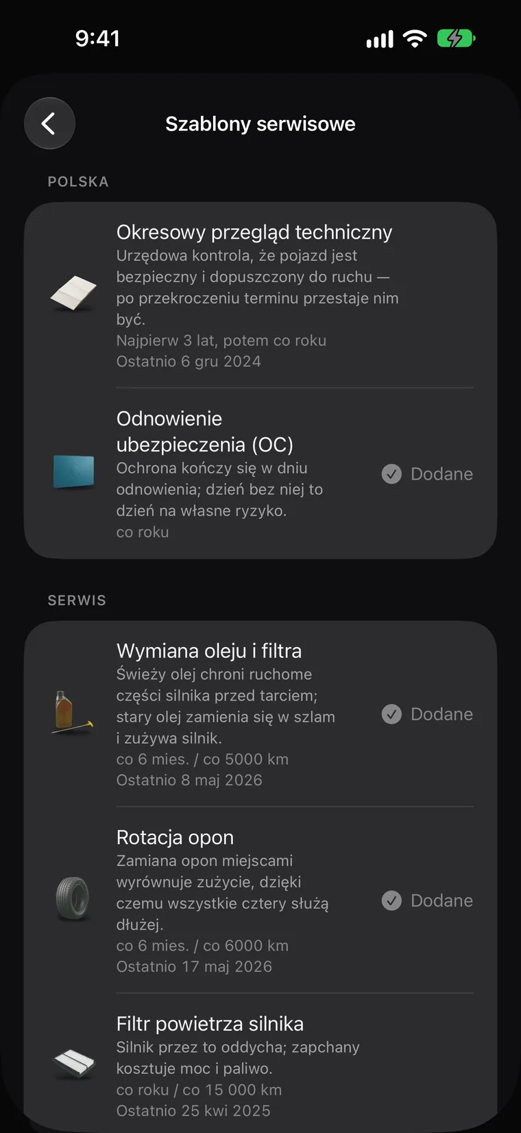 Ustawowe wartości domyślne dla Twojego kraju