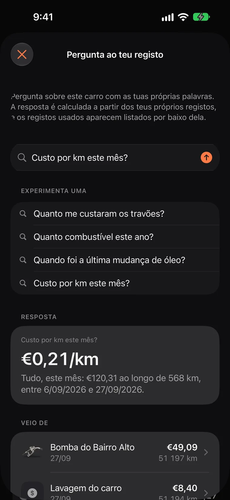 Pergunte ao seu registo por palavras suas em iPhones com Apple Intelligence
